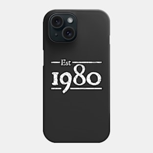 Est 1980 birthday Phone Case