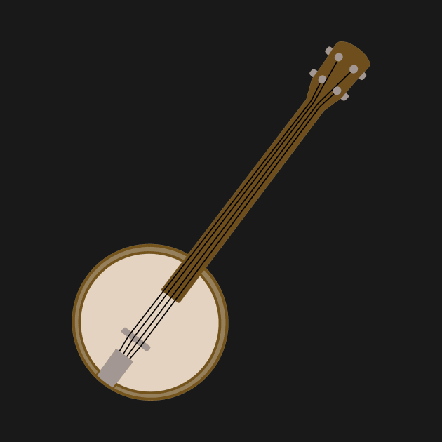 Banjo by Kelly Louise Art