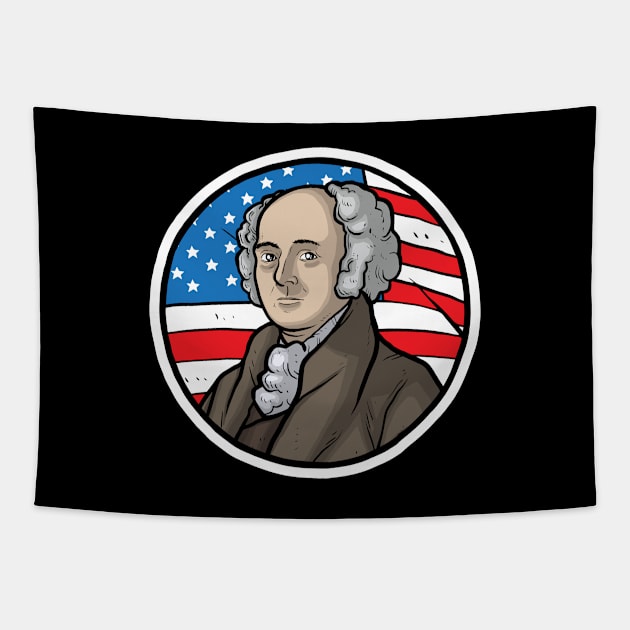 John Adams Tapestry by Baddest Shirt Co.