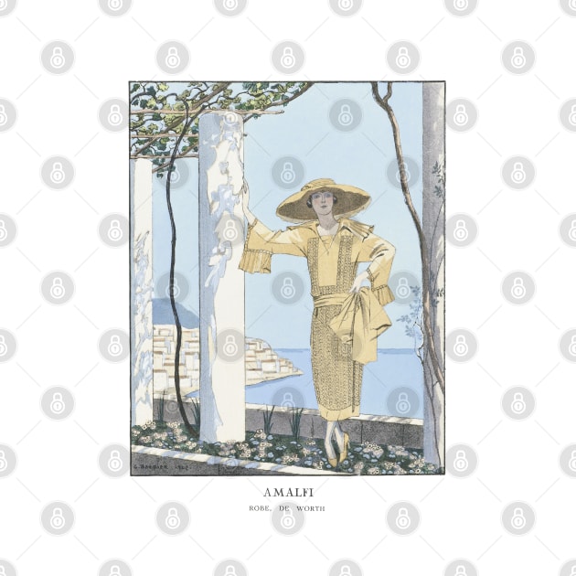 Amalfi Fashion Illustration by George Barbier by VanillaArt