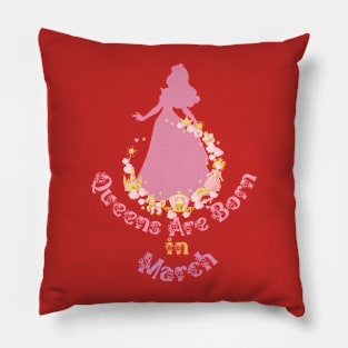 Queens Birthday in March Vintage  Essential Birthday Gift T-Shirt Pillow