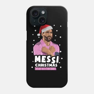 Funny Christmas Messi Miami Christmas Phone Case