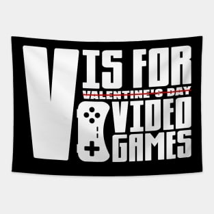 V is for Video Games Tapestry