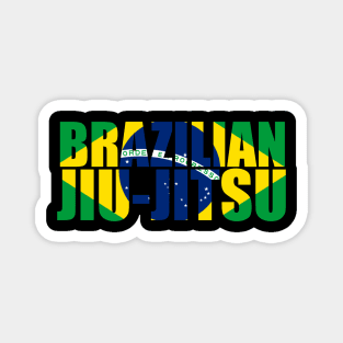 Brazilian Jiu Jitsu Flag Magnet