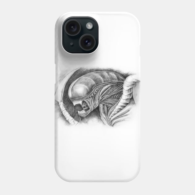 Alien Phone Case by Anilia