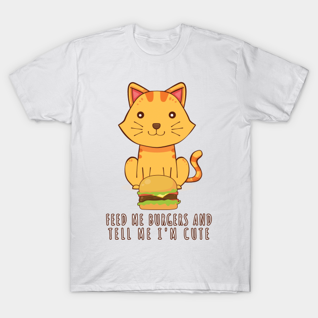 Discover Burger Cat - Burgers - T-Shirt