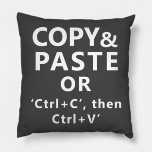 Copy Paste Pillow