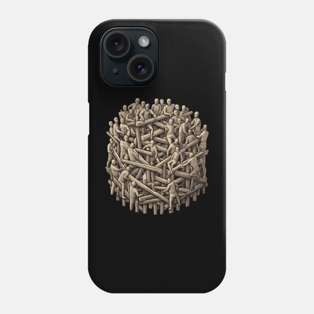 The Struggle Phone Case by Jason's Finery