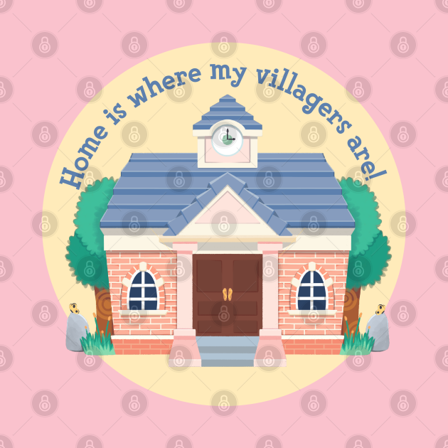 Discover Home is where my villagers are! - Animal - T-Shirt