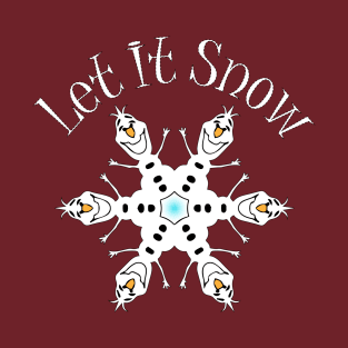 Snowman Snowflake T-Shirt