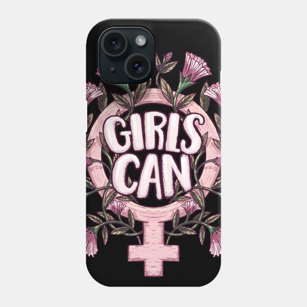 feminist sorority - girls can Phone Case by OutfittersAve