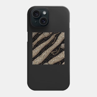 Dark Nordic pattern, model 12 Phone Case