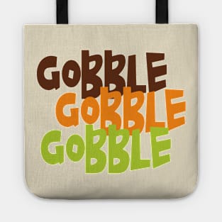 Thanksgiving Gobble Gobble Gobble Tote