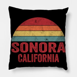 Vintage Sonora California Pillow