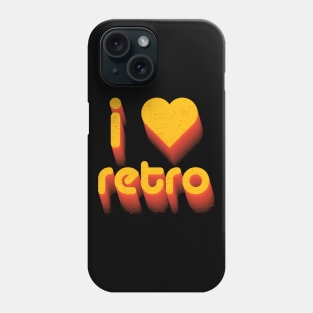 I heart Retro [Rx-Tp] Phone Case