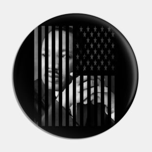 MLK - American Flag Pin