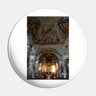 Monastery church Raitenhaslach near Burghausen in Upper Bavaria Pin