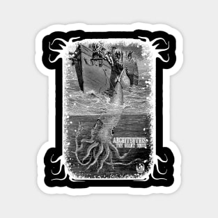 Architeuthis The Giant Squid Classic Sea Monster Vintage Retro Magnet