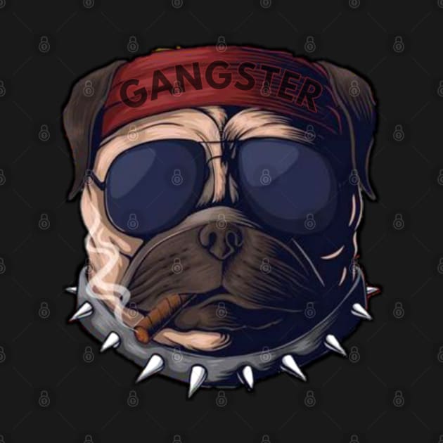 Gangster Dog by Dsense Ilustrator