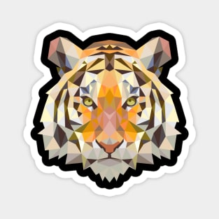 Tiger Polygon Face Magnet