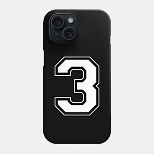 Number 3 Phone Case