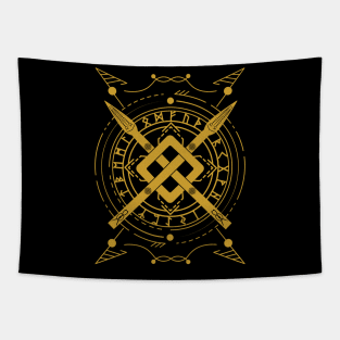 Gungnir - The Spear of Odin | Norse Pagan Symbol Tapestry