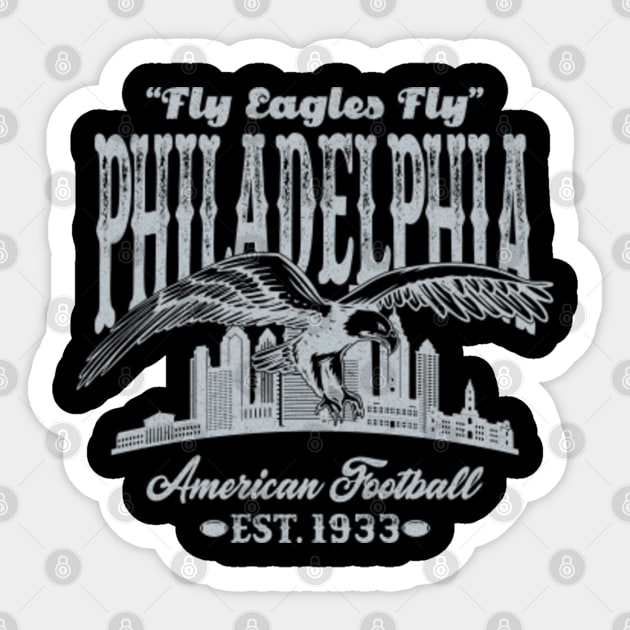 Philly Football Sweatshirt, Eagle Football 1933 NFL Philadelphia