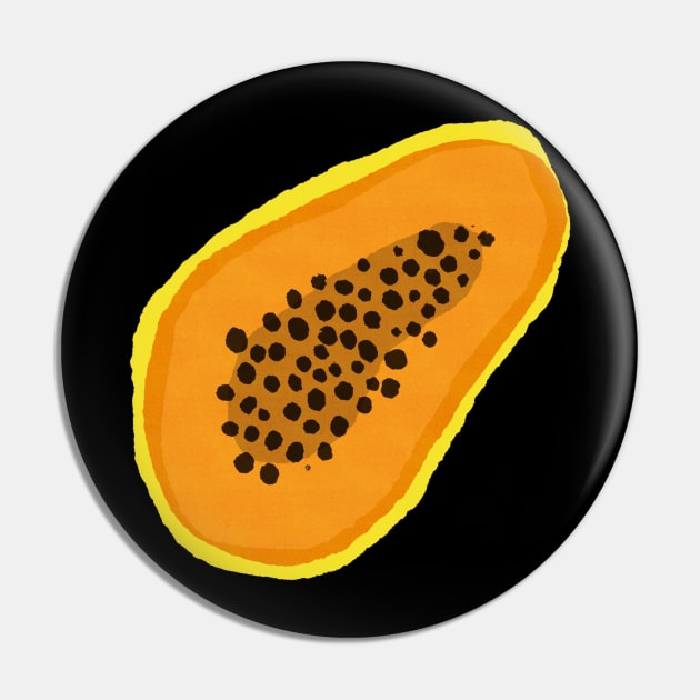 Papaya Pin by Salty Siren Studios