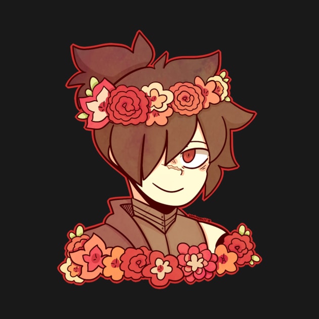 Rogue Flower Crown sticker by Dragnoodles