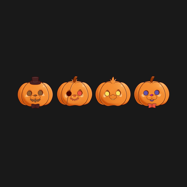 Five Nights at Freddy's Pumpkins by dawko