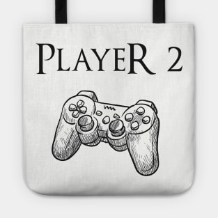 Father and son matching, Player 2 Player 2, Joypad, Controller, gaming Tote