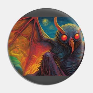 Mothman West Virginia Pin