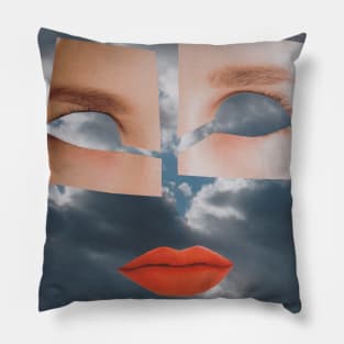 Girl in The Sky Pillow