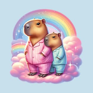 Capybaras in Pajamas T-Shirt