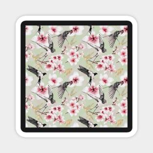 Sakura spring pattern Magnet