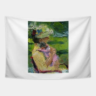 Channeling Cassatt Tapestry