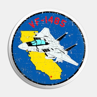 F-14 Tomcat - US Navy VF-1485 - Grunge Style Pin