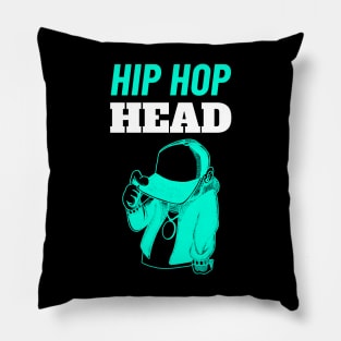 Hip Hop Head - Gift for Rap Lovers Pillow