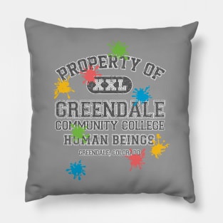 Property of Greendale Community College - Paintball Edition Pillow