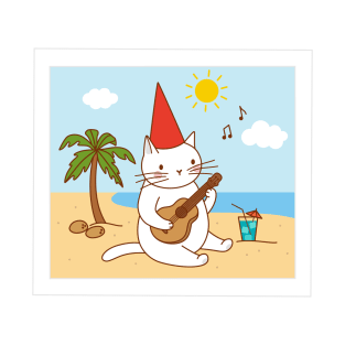 White Cat’s postcards: mеlody of happy memories T-Shirt