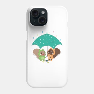 Squirrel Rainy day Phone Case