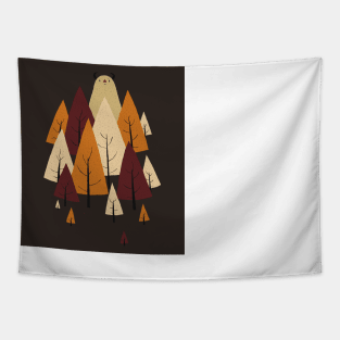 monster in the woods. Tapestry