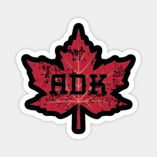 ADK Leaf Distressed Magnet