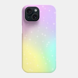 Kawaii Magical sparkle pastel gradient Phone Case