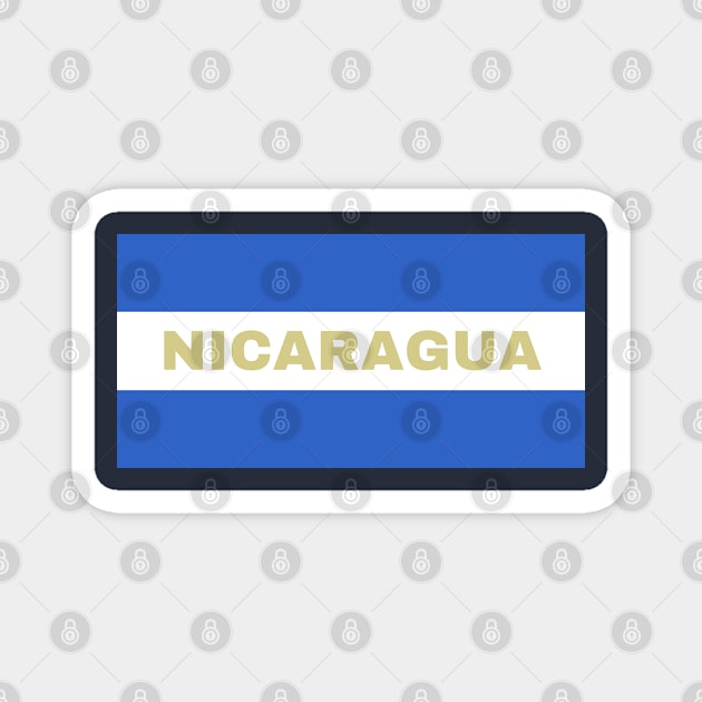 Nicaraguan Flag Colors Magnet by aybe7elf