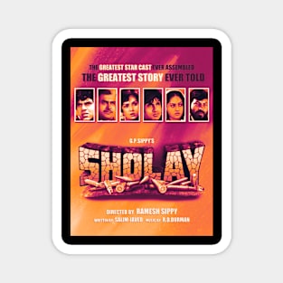 Sholay Retro Art Magnet