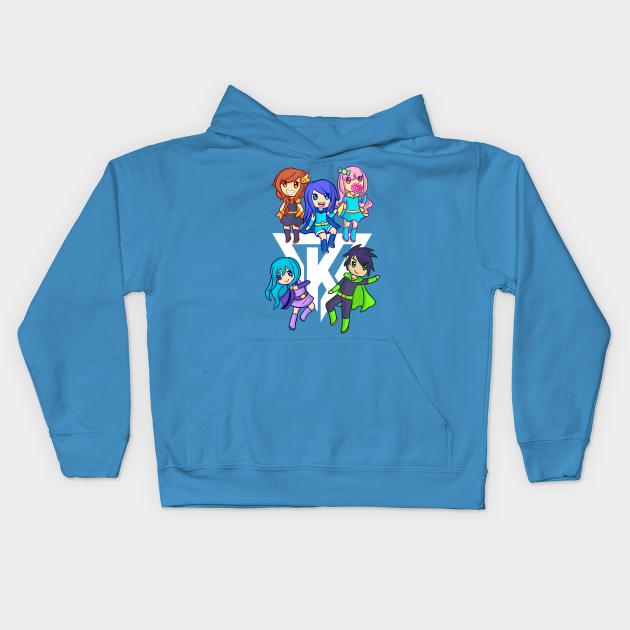 Funneh And The Krew Cartoon Funneh Kids Hoodie Teepublic - roblox funneh picture id