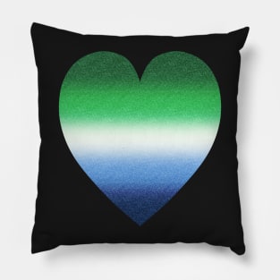 Gay Male Pride Heart Pillow