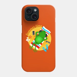 Frog At The Beach Phone Case