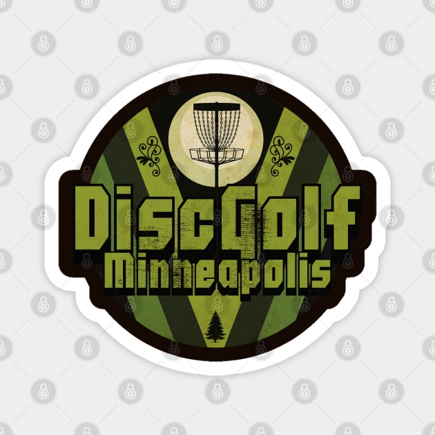 Disc Golf Minneapolis Magnet by CTShirts
